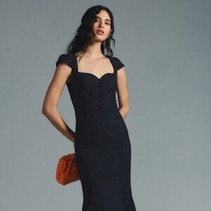 Anthropologie/Maeve Cecily Fit & Flare Midi Dress - NWT